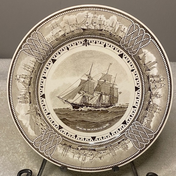 Wedgwood The American Clipper Ship Plate "N. B. Palmer" - Picture 1 of 6